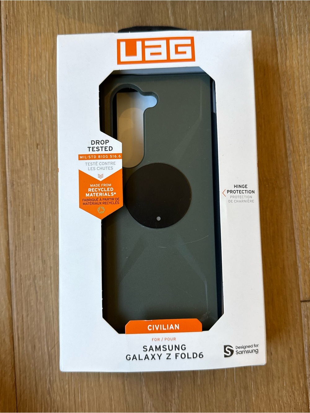 New UAG Urban ARMOR GEAR Civilian Case Samsung Galaxy Z Fold6 Olive Green Case